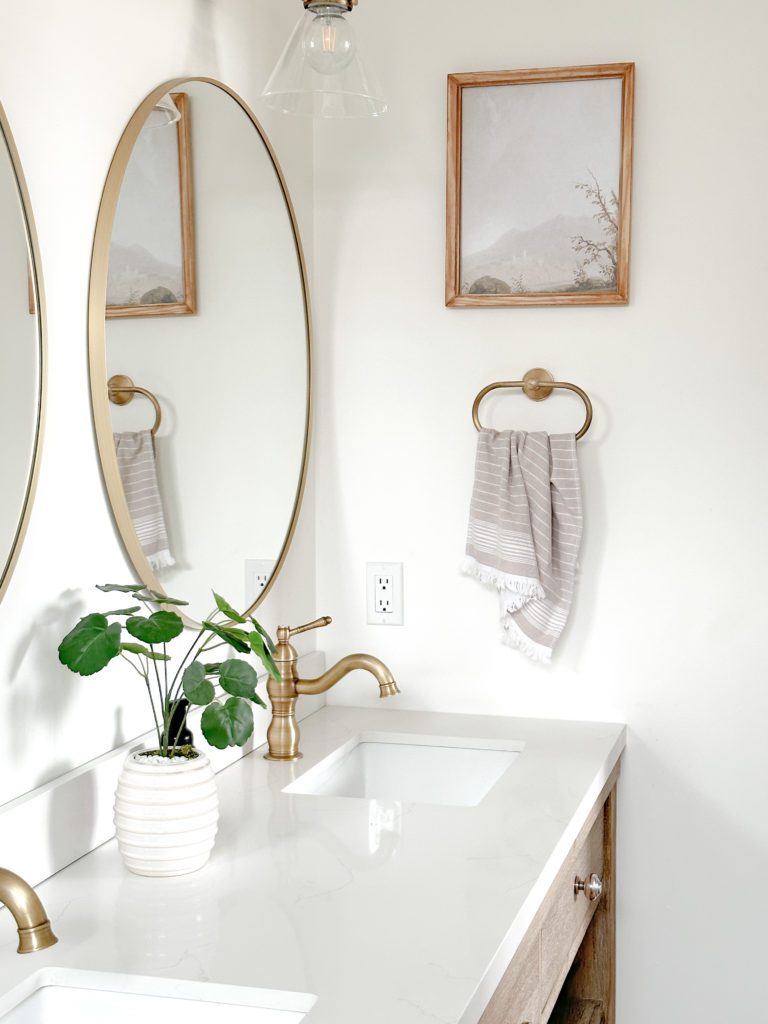 Master bathroom sink