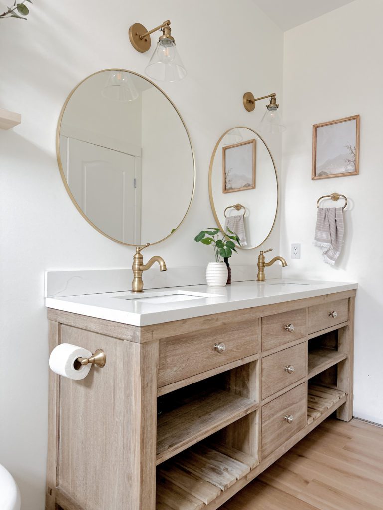 Master bathroom vanity