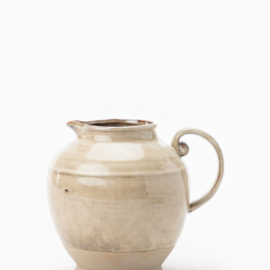 Brown Stoneware Pitcher