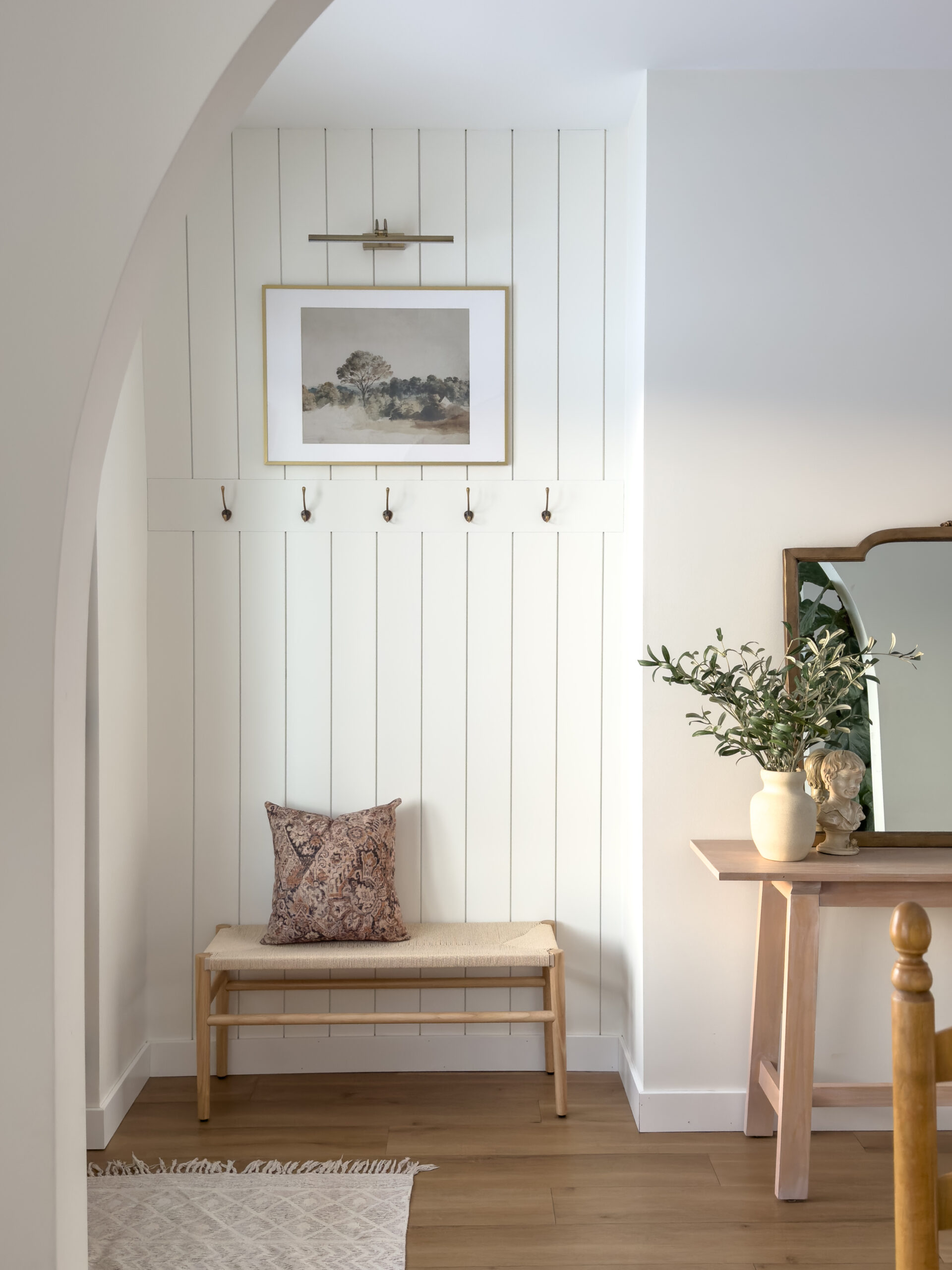 All the details on our entrance nook