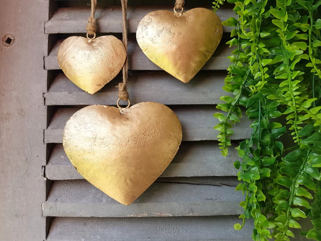 brass heart bells