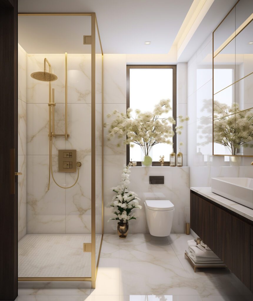 modern clean bathroom