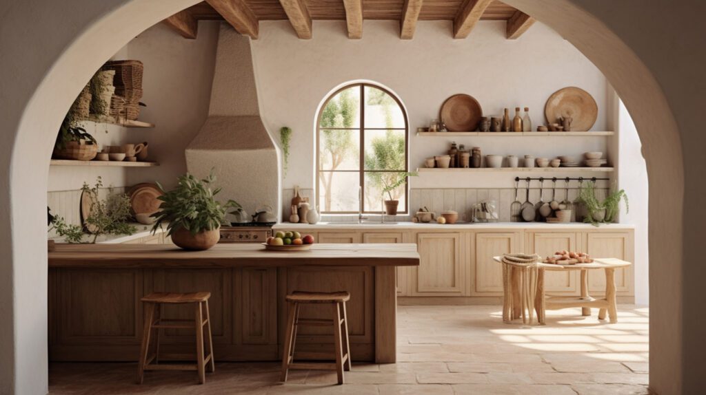 clean farmhouse kitchen