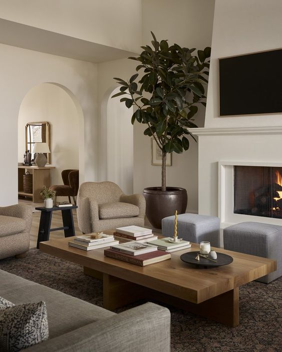 Warm neutral living room