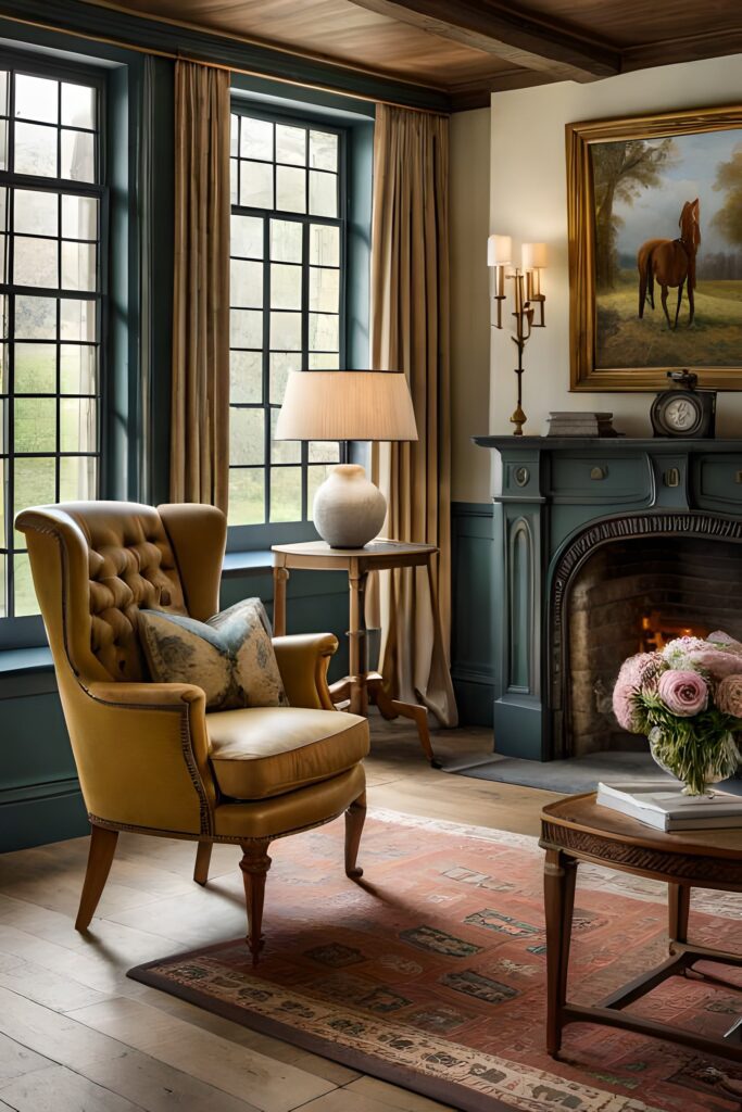 English country side living room