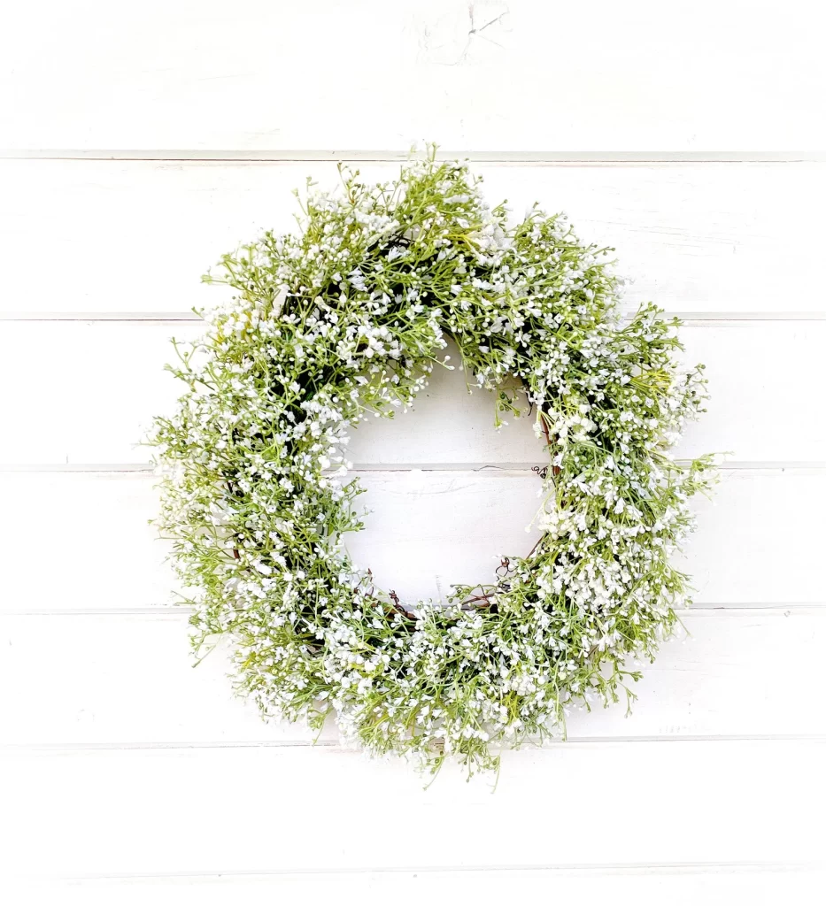 Babies breath wreath