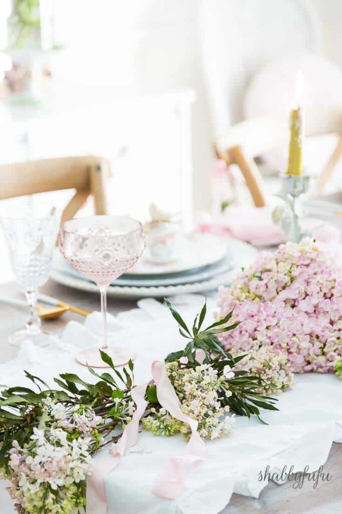 Mother's Day table setting
