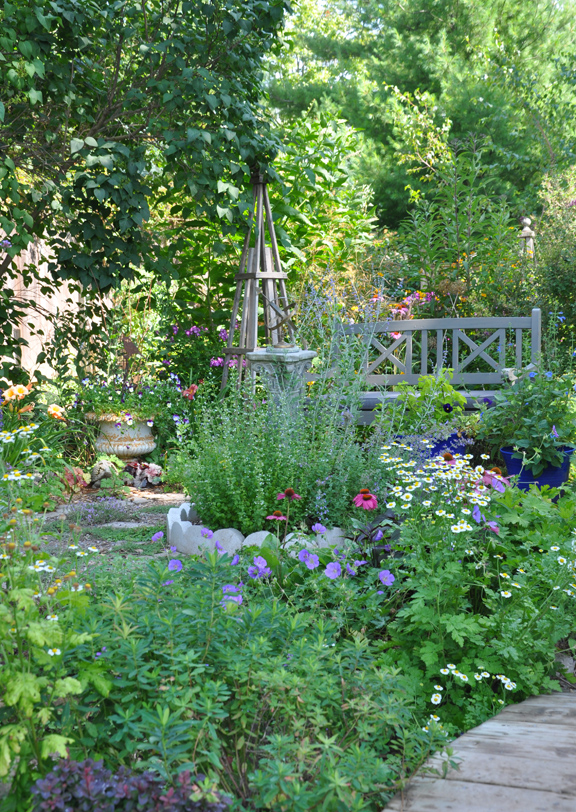 English cottage garden