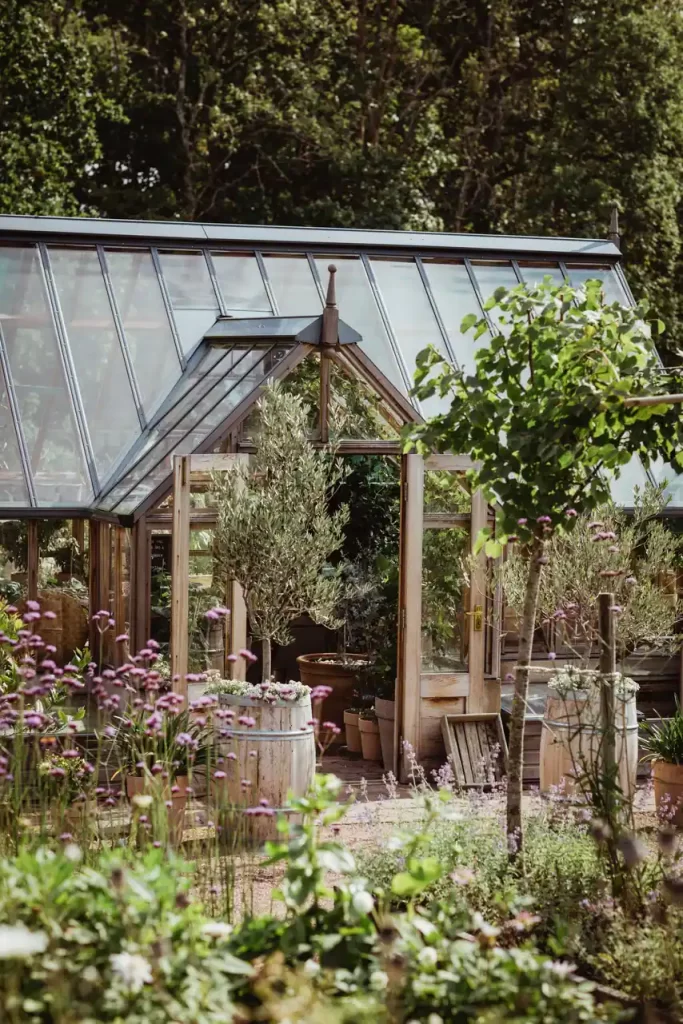 Cedar greenhouse