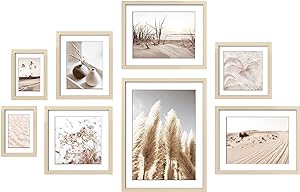 8 Pack Gallery Wall Frame Set