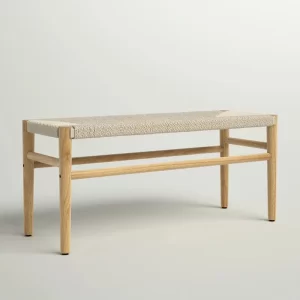 wicker bench