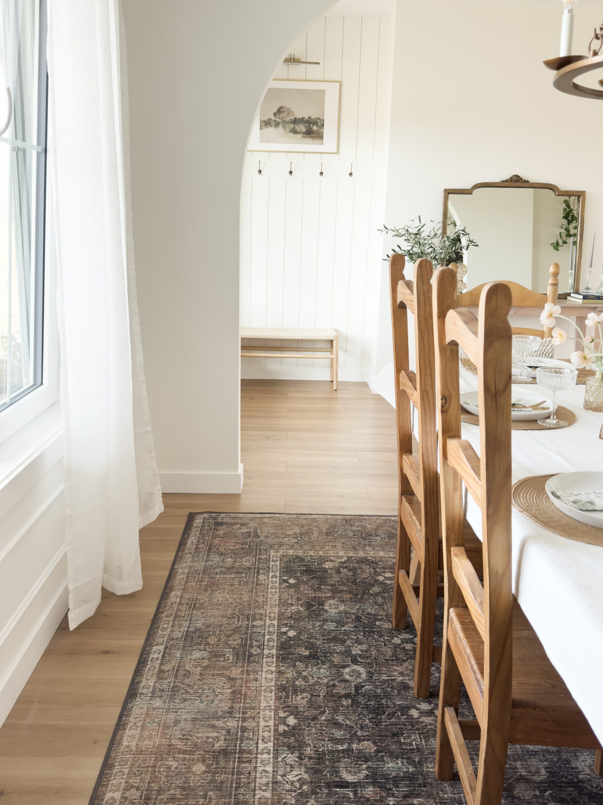 Our modern vintage dining room reveal