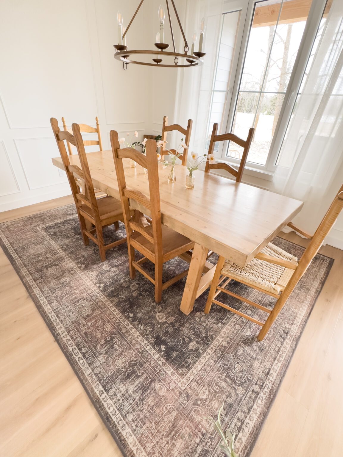 Our modern vintage dining room reveal - on lakeshore drive
