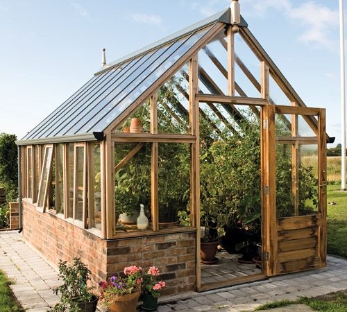 Cedar greenhouse