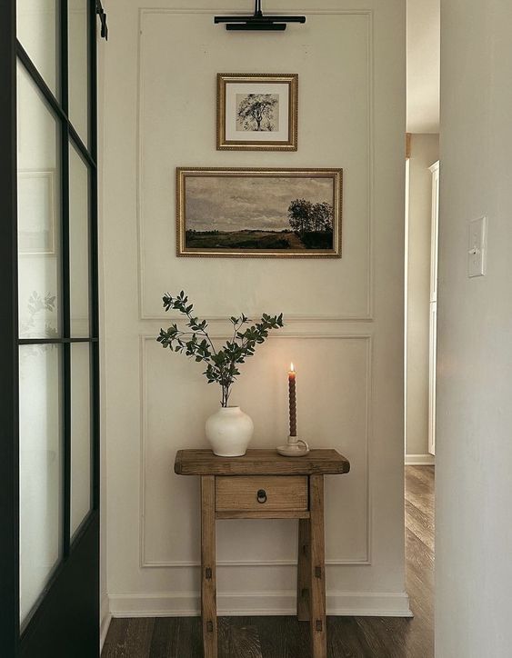 end of hallway styling