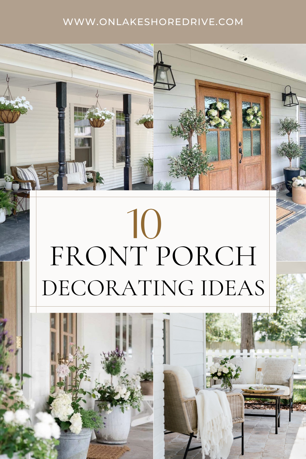 10 porch decorating ideas for summer - on lakeshore drive