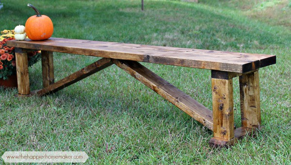 diy outdoor bench