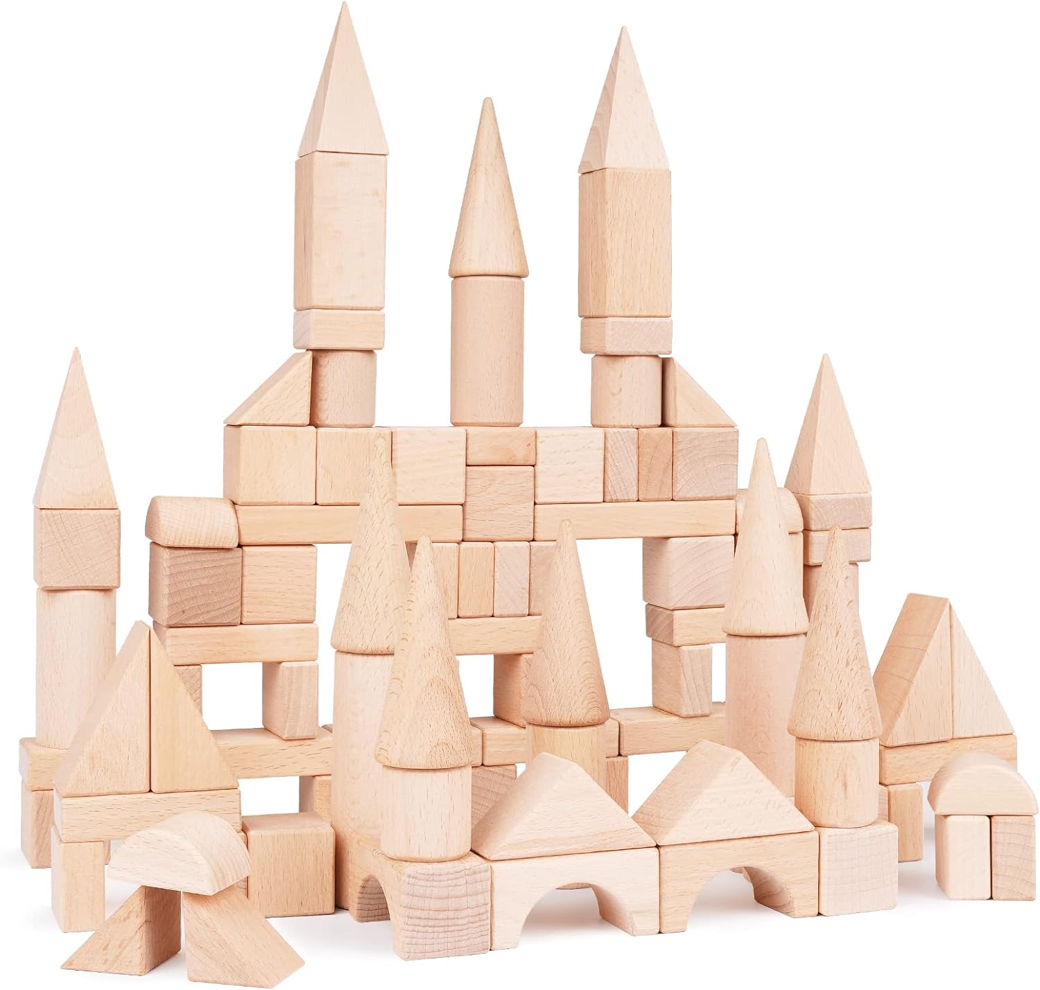 Wooden building block 100pcs set