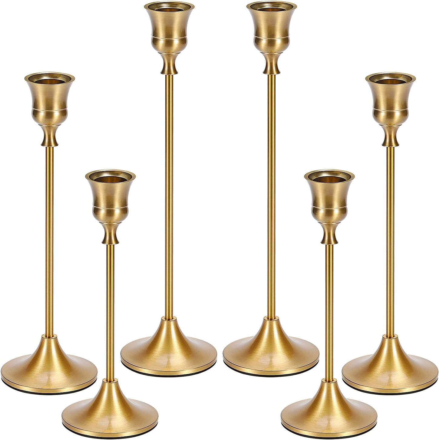 Golden Candle Holders