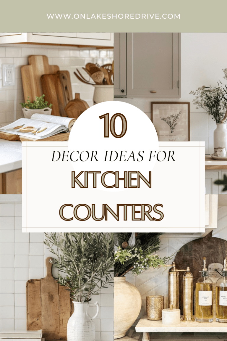 10 ways to style your kitchen counters