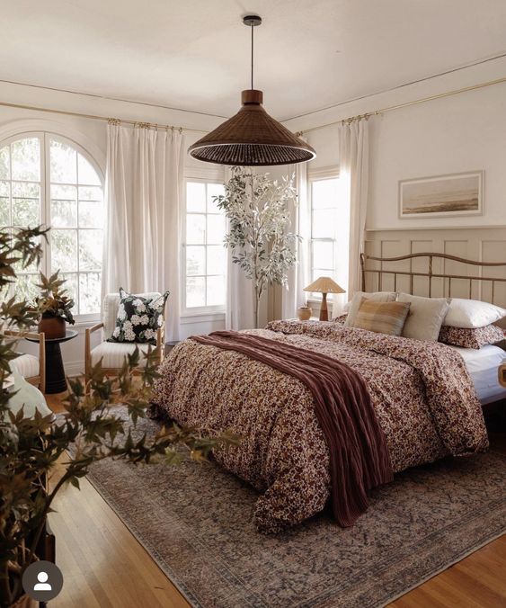 Warm and cozy bedroom