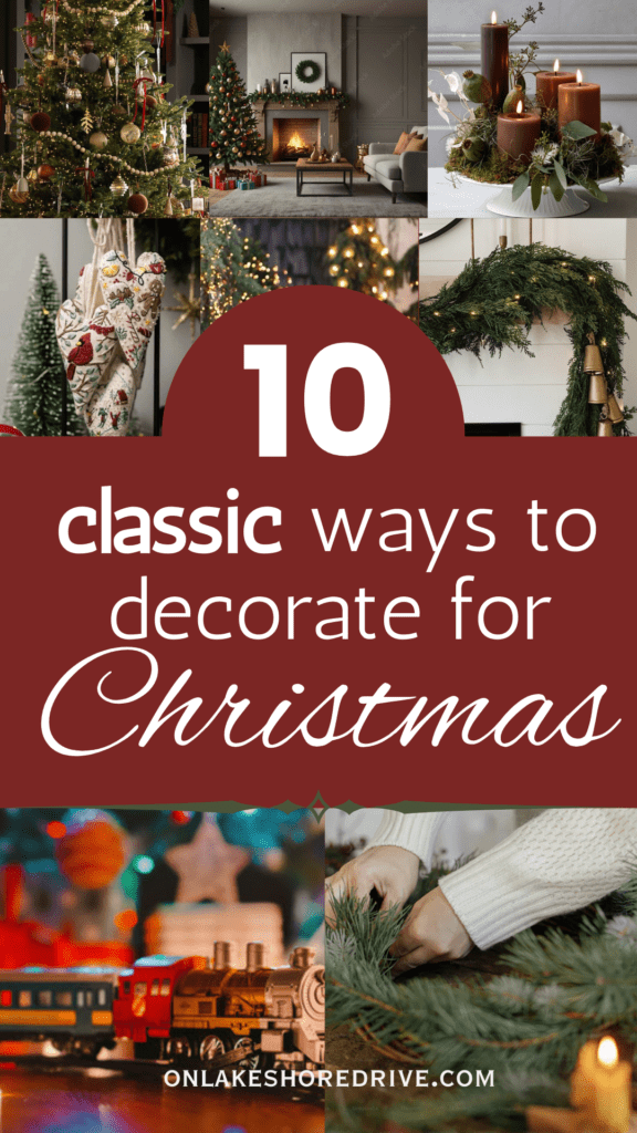 Classic ways to decorate for christmas pin