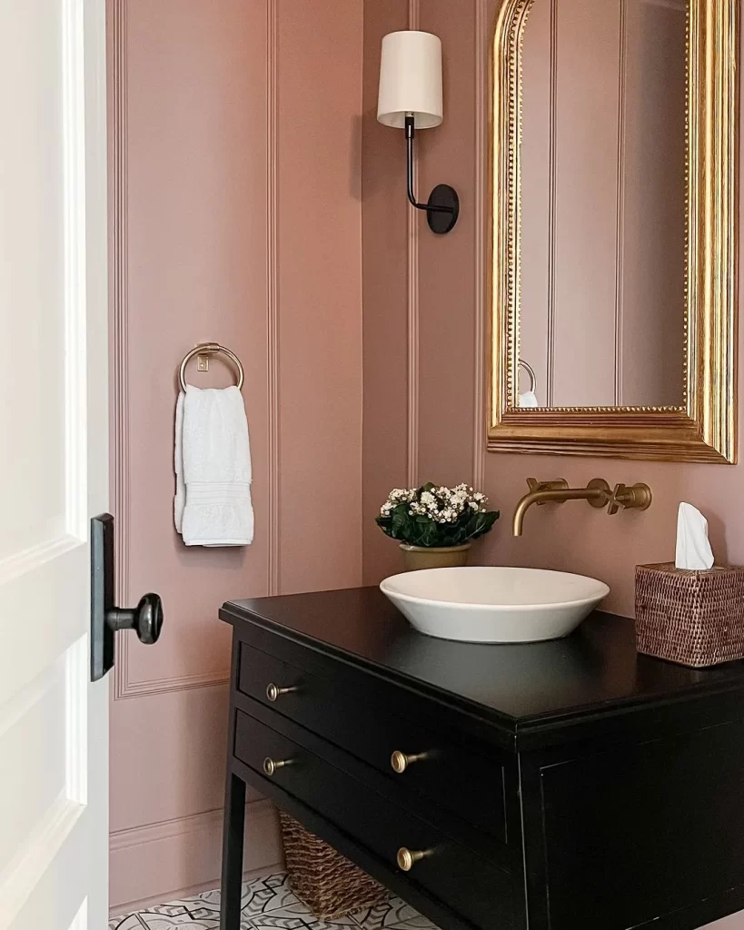 Mauve Bathroom Design