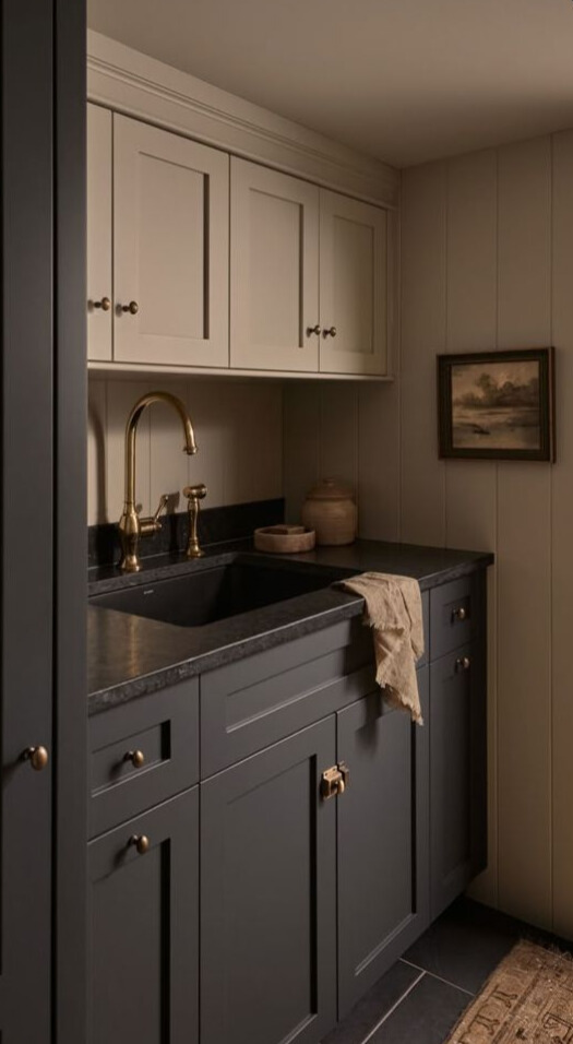 How to Design Your Dream Old World Earthy Laundry Room