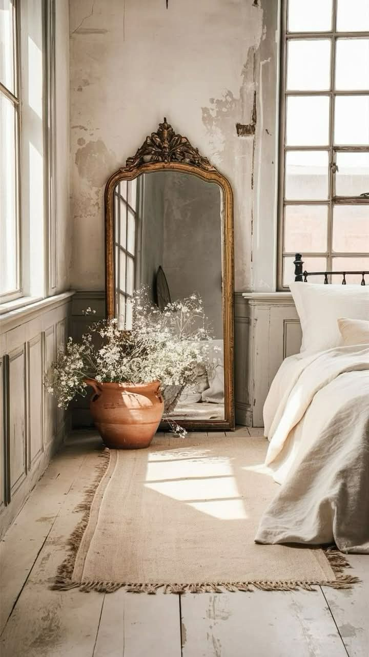 old world earthy home